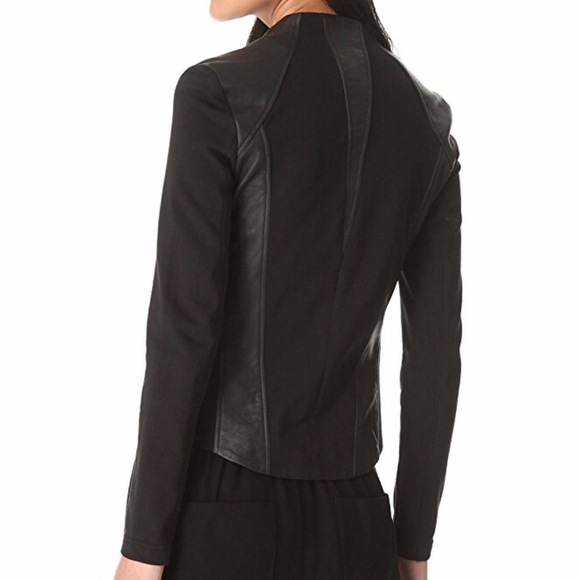 Helmut Lang Lamb Leather Size P Biker Jacket - Picture 10 of 15